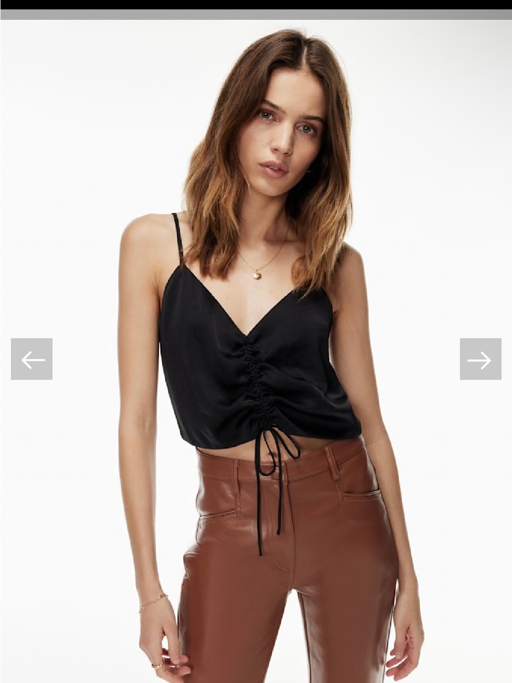 Wilfred Black Camisole Top